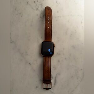 Brown Fossil Leather Smartwatch band